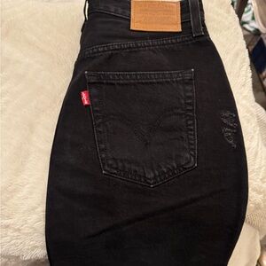 Levi's Classic Black Mini Skirt